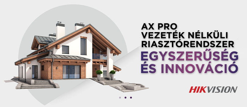 A Hikvision AXPro a riasztórendszerek új generációja